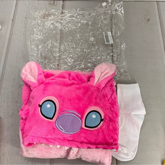 Stitch Jumpsuits Cartoon Unisex Pajamas Adult Soft Cosplay Halloween Sleepwear L - Picture 13 of 17